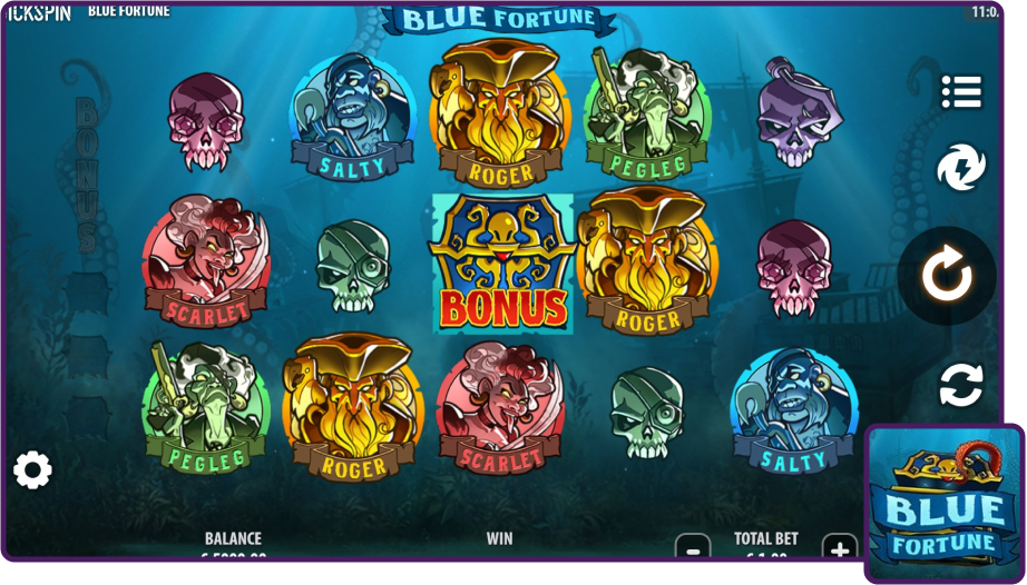 Blue Fortune Slot Free demo play